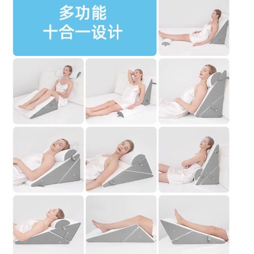 床頭大靠背靠墊沙發靠背墊靠枕斜躺床上護腰孕婦軟包半躺護理老人