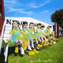 六一兒童表演服裝小學生運動會啦啦隊合唱演出服幼兒園畢業照班服