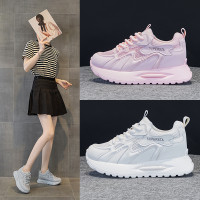 5556-3網紅爆款真皮網鞋2026年春夏新款松糕厚底內增高運動休閒鞋