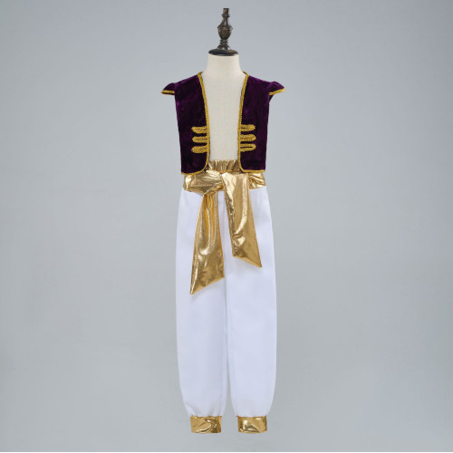 萬聖節阿拉丁王子服裝兒童節男童演出服女童演出服萬聖阿拉神燈服