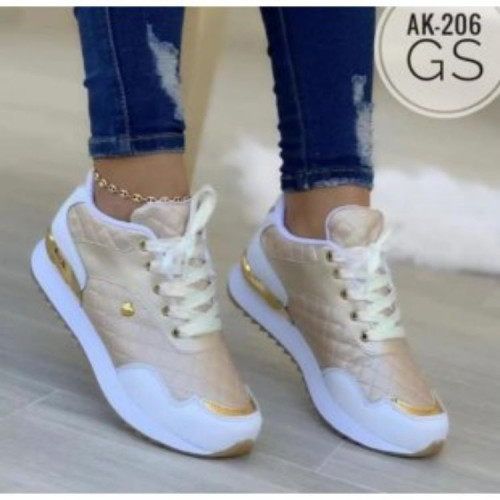 wish大碼運動單鞋女2023春季新款透氣拼色休閒跑步鞋sneaker