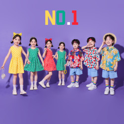 六一兒童演出服走秀小學生復古表演服裝幼兒園合唱男女童港風童裝