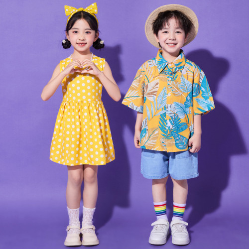 六一兒童演出服走秀小學生復古表演服裝幼兒園合唱男女童港風童裝