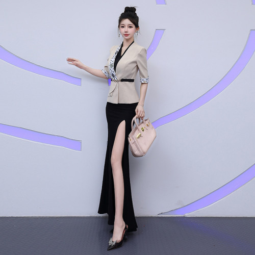 新款桑拿足療技師工作服足浴技師服KTV公主工作服套裝高級製服女