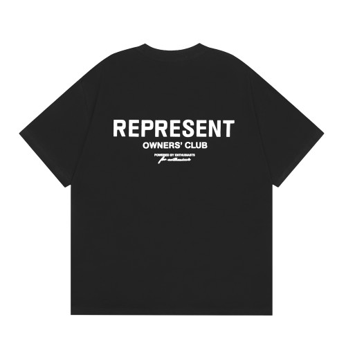 REPRESENT LAIF天使印花美式高街潮牌寬松純棉男女休閒短袖T恤