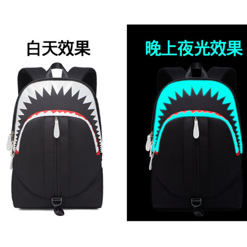 雙肩包男學生後背包韓版時尚休閒牛津布包多功能潮