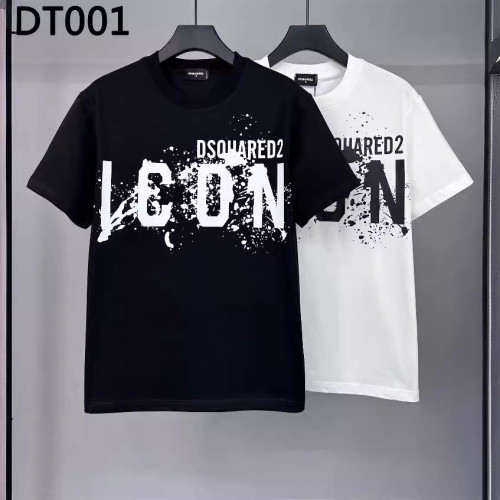 DSQ LIAN  D2   網寬濶版男裝短袖T恤DSQ2