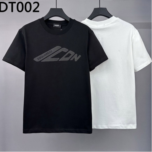 DSQ LIAN  D2   網寬濶版男裝短袖T恤DSQ2
