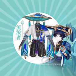 原神流浪者cosplay須彌散兵cos服遊戯C服男全套服裝男裝動漫套裝