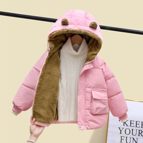 2025新款童裝兒童羽絨棉服男童棉襖女童寶寶加厚棉衣加絨兒童外套