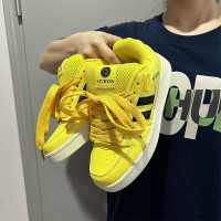 2025新款學生休閒小衆男女情侶板鞋潮韓版ins街拍復古拼色板鞋女