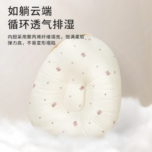 嬰兒躺喂枕哺乳枕緩解吐奶斜坡枕頭床中床純棉可拆洗喂奶孕婦枕