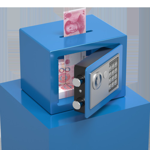 保險櫃家用小型迷你投幣保險箱電子密碼儲蓄罐生日禮物存錢罐17E