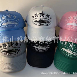 Corteiz 5 Starz Alcatraz Trucker美式貨車帽2023新款卡車司機帽