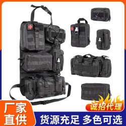汽車後背座椅戰術收納袋車用多功能大容量組合置物儲物懸掛袋