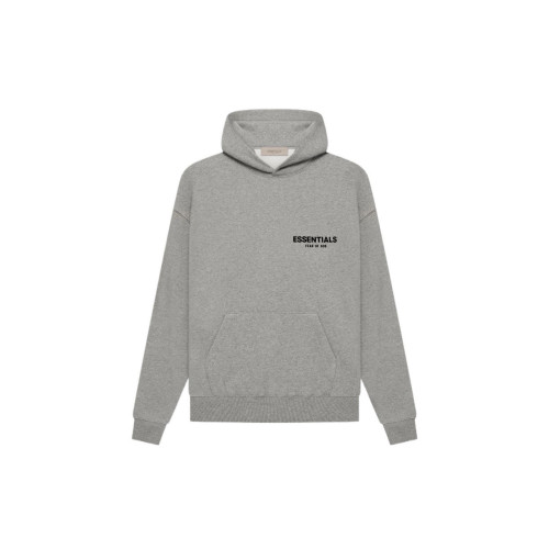 Essentials-SS22 -前後植絨印花套頭連帽衛衣HOODIE