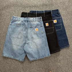CARHARTT WIP BRANDON SHORT 卡哈特 水洗寬松淺藍色牛仔短褲