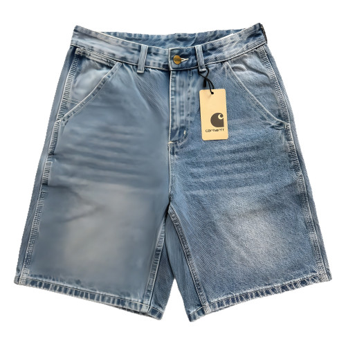 CARHARTT WIP BRANDON SHORT 卡哈特 水洗寬松淺藍色牛仔短褲