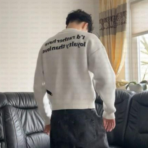 eBay Y2K美式高街休閒男女毛衣毛衣丘比特射箭提花針織衫