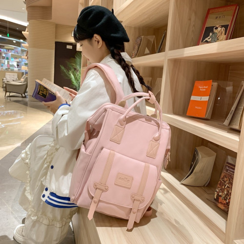 媽咪包包ins風手提感母嬰包包 媽媽包女書包 外出輕便旅行雙肩包