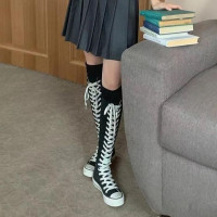 2023新款幫帆布鞋女內休閒鞋韓版百搭女式平跟鞋舞蹈拉鍊街舞鞋