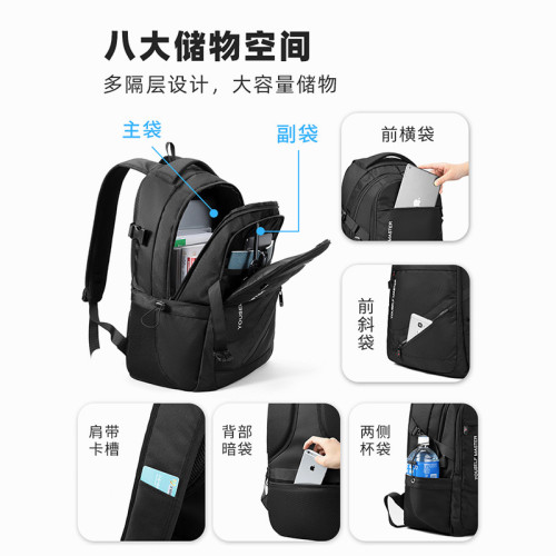 禮品後背包電腦雙肩包軍刀同款休閒商務多功能防水backpack