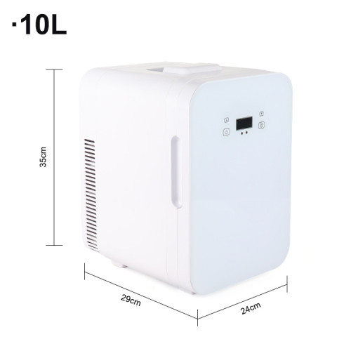 10L車用數顯觸控螢幕單核小型宿舍家用冰箱迷你冷暖冰箱