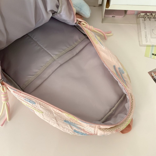 高顔值書包女初中生韓版森系大容量後背包高中小學生可愛輕便雙肩包
