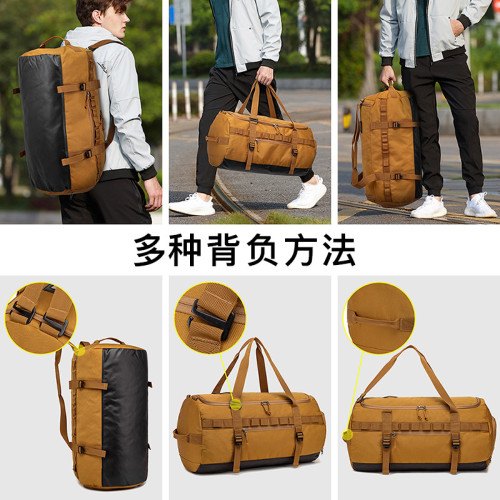 手提大容量健身包男獨立鞋倉防水旅行包運動後背包遊泳包travel bag