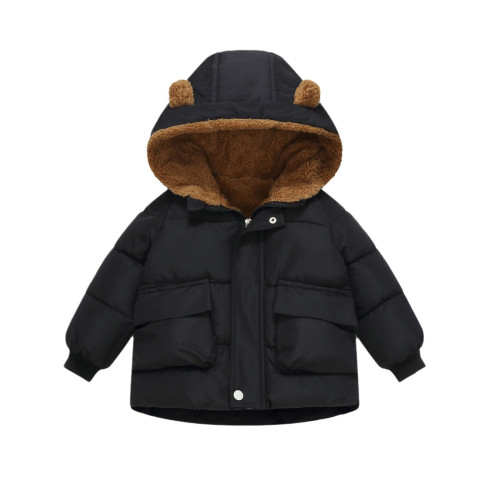 兒童棉服男女童外套中小童寶寶棉衣兒童羽絨服加絨加厚短款