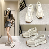內增高阿甘鞋女2026新款百搭德訓鞋休閒運動鞋厚底小白鞋3233小碼