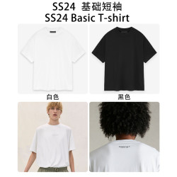 2024SS 打底基礎短袖180克T恤ESSENTIALS潮牌SShirt