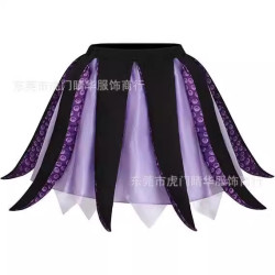 小美人魚cos服烏蘇拉圖圖cosplay芭蕾舞短裙可愛風性感表演服