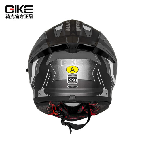 騎克機車頭盔男女雙鏡片大尾翼3C摩托車騎行冬季炫酷個性安全全盔