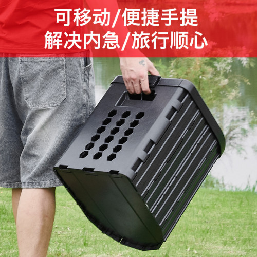 龍穴M1人體工學折曡馬桶戶外便捷車用厠所露營遊應急老人孕婦