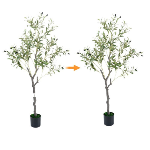 仿真綠植拆裝橄欖樹盆栽室內客廳大型假植物裝飾落地擺件樹