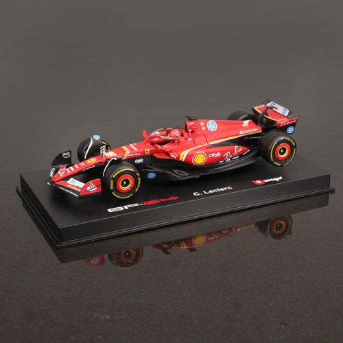 2024Burago比美高1:43法拉利F1車模SF-24金屬賽車玩具仿真合金模