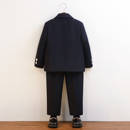 男童大碼西裝胖童加肥加大碼婚禮生日禮服兒童主持演講鋼琴演出服