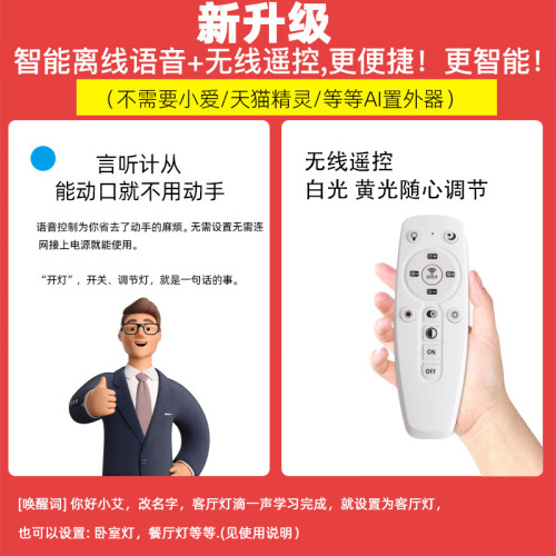 臥室燈吸頂燈現代簡約led主臥燈2024年新款網紅水晶書房房間燈具