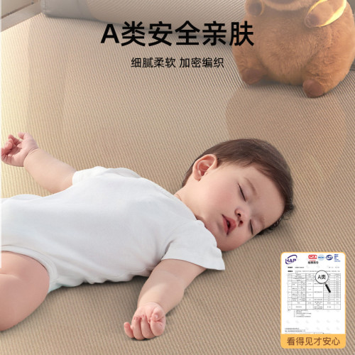 夏天冰絲涼蓆2025新款藤蓆蓆子夏季竹蓆草蓆軟蓆床笠款a類母嬰級
