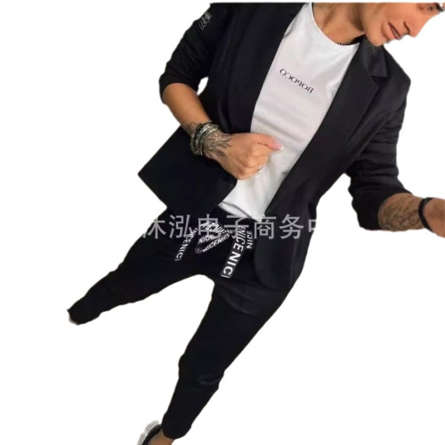 2024wish獨立站新款休閒時尚套裝西服女裝套裝