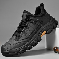 爆款獨立站Ozon戶外包頭登山鞋男軟底防滑大碼休閒鞋46