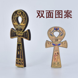 跨境復古埃及安卡生命之符擺件伊西斯ankh手辦十字架圖騰文創飾品