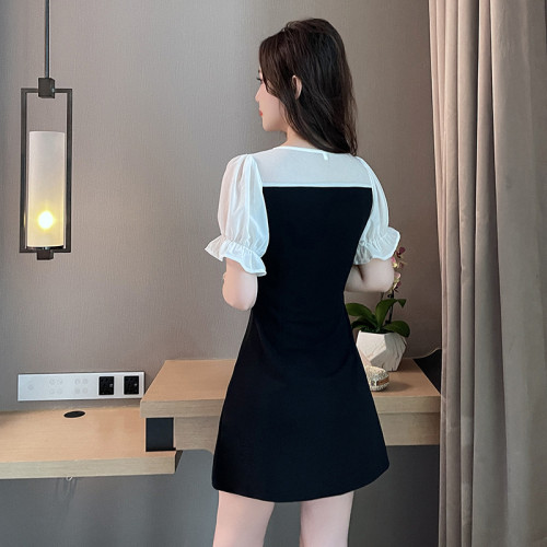 夜總店性感連衣裙2024新款V領氣質修身夜場夜點女裝柔試工作服