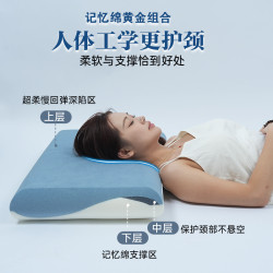 慢廻彈太空記憶棉枕護頸解睡眠側睡減壓pro枕頸椎Pro記憶枕修護
