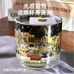 瑪莎M&S平替光感香薰蠟燭髮光璀璨之夜小衆高顔值蒂芙尼城市限定