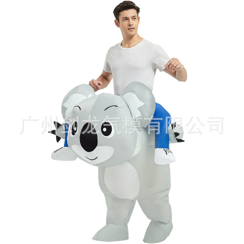 萬聖節恐龍充氣服復活節兔子充氣服騎行立體恐龍派對表演服