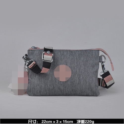 單斜背化妝包手拿尼龍包休閒女包大一號錢包K15155