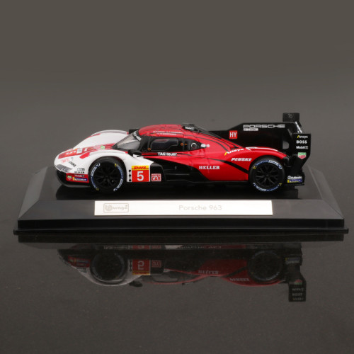 Bburago比美高1:43保時捷963仿真合金車模金屬汽車模型擺件玩具禮