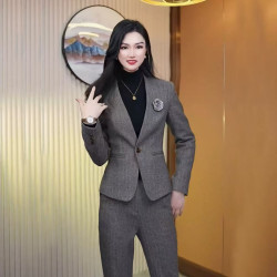 小西裝外套西裝套裝夏女感兩件套收腰商務通勤